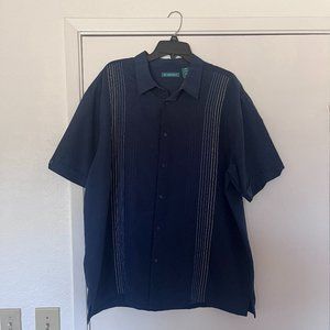 Cubavera Casual Mens Collar